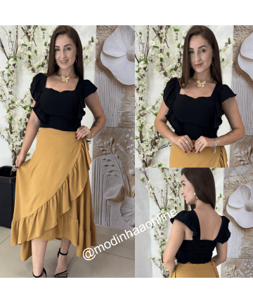 Saia Envelope Laís Nude I